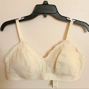 Aerie lace padded ribbed bralette